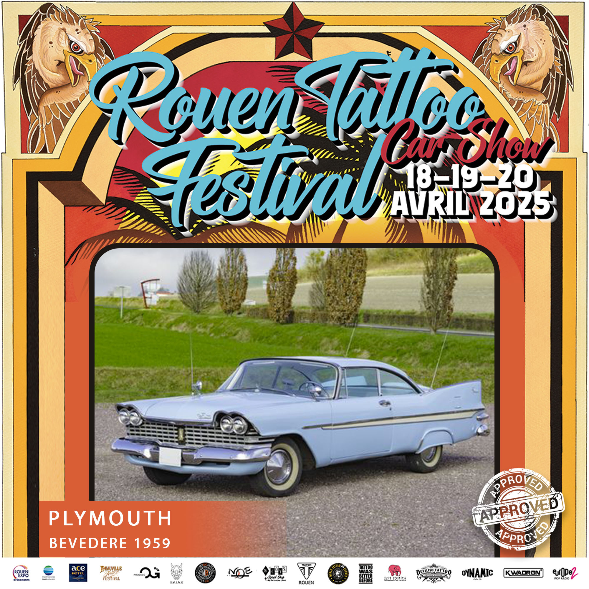 PLYMOUTH BEVEDERE LEROUX HUBERT