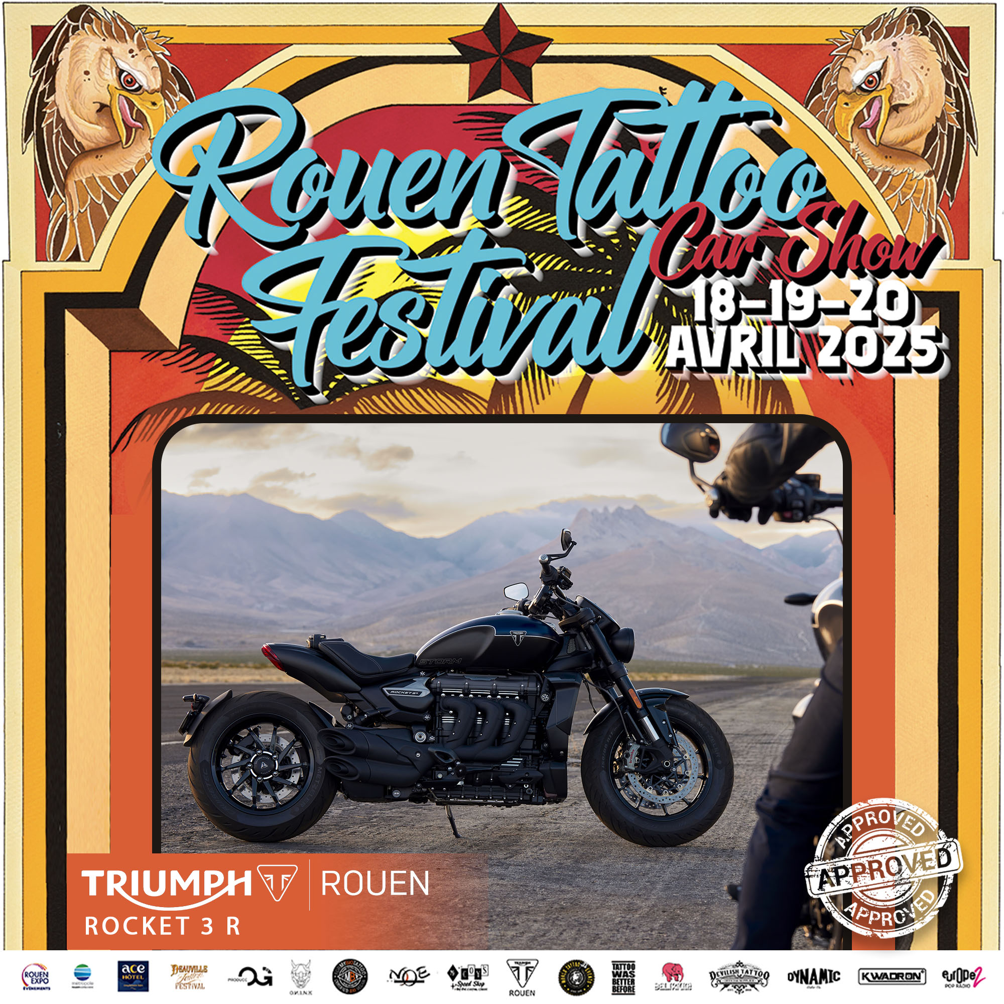ROCKET 3 R TRIUMPH ROUEN